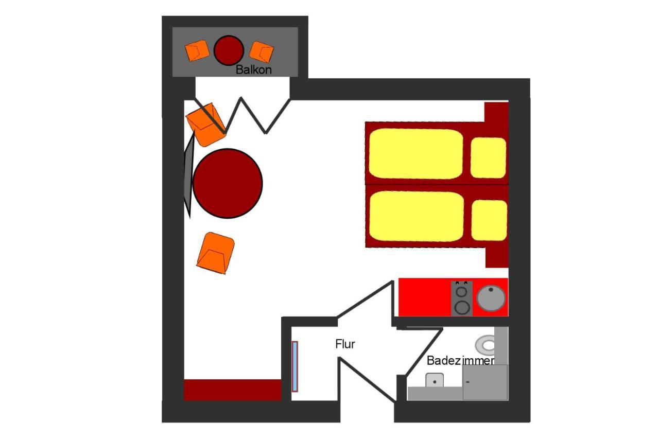 H&h Im Herzen Der Stadt Super Zentral Ruhig Mit Kochnischen Balkon Oder Empore Apartment